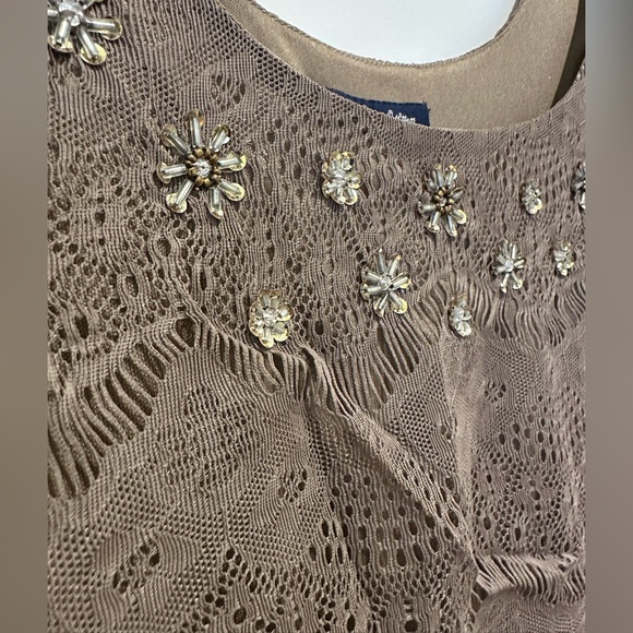 American Eagle Lace Dress in Brown - Picture 3 of 5